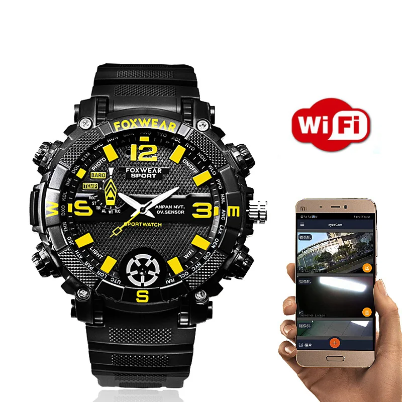 

Wifi Wireless Remote Monitor Video Voice Photo Recorder HD Cam Wristband Smart Watch Smartwatch Band Bracelet