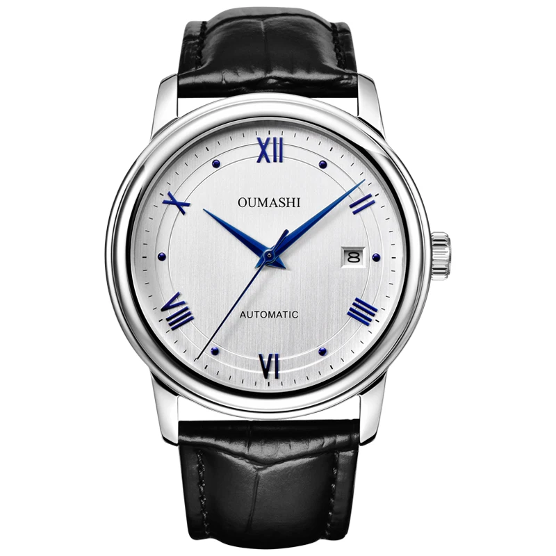 

OUMASHI Men's Automatic Mechanical Watch Waterproof Calendar Watch 40MM OMS6