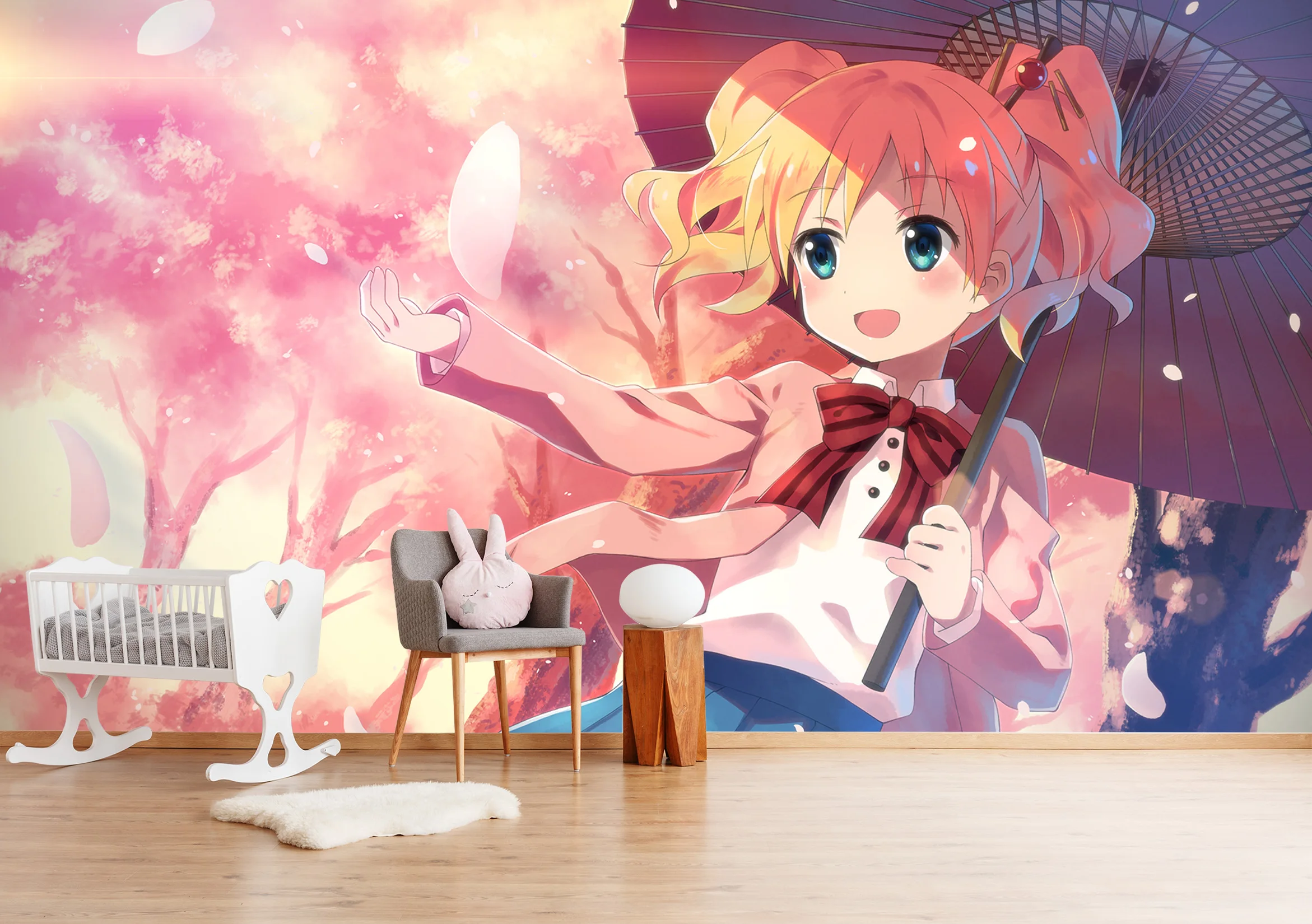 Details about   3D Cute Girl Pink Stars I490 Japan Anime Wallpaper Mural Cartoon Wall Mural Amy 