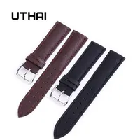 UTHAI P01 Echtes Leder Straps 12-24mm Uhr Zubehör 20mm Hohe Qualität Braun Farben Uhrenarmbänder