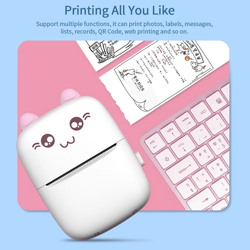 Kawaii Portable Cat Thermal Printer – Kore Kawaii