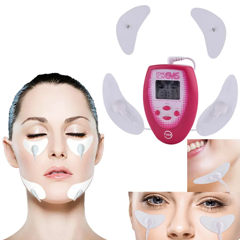 EMS Facial Body Muscle Stimulator Electrode Face Cheek Slimming Beauty  Massager