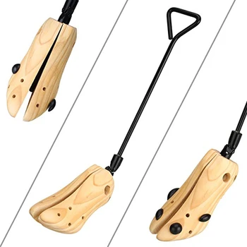 

1 Pair Boot Stretchers Professional Wooden Shoes Stretcher for Boots 39-42 Feet BJStore