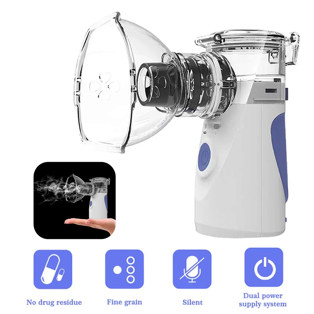 

Handheld Nebuliser Steaming Tool Health Care Atomizer Portable Respirator Humidifier Adult Kid Home Inhaler Nebulizer Machine