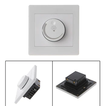 

1PC 220V Light Dimmer Switch Adjustable Brightness Controller For Filament Lamp