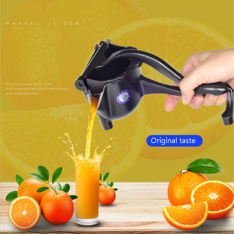

Portable Manual Juicer Lemon Orange Juice Squeezer Juicer Extractor Hand Press Orange Juicer Apple Juice Removable Wash