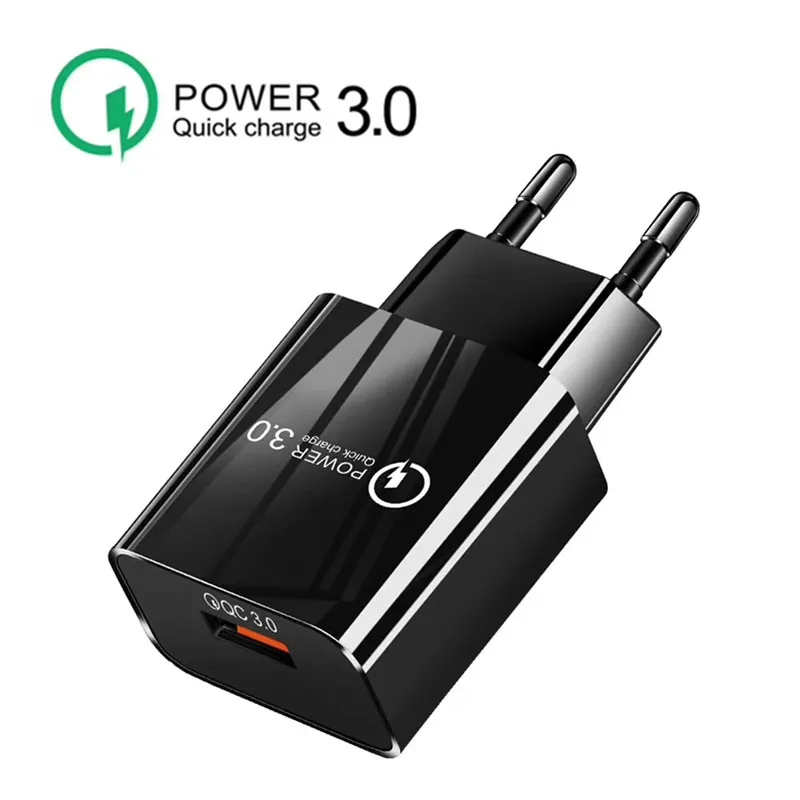 mobile phone chargers Travel Mobile Phone Charger 18W quick Charge USB Adapter Type C USB Cable For Samsung Galaxy Z Flip 3 5G S21 S10 A50 A30s A03s powerbank quick charge 3.0 Chargers