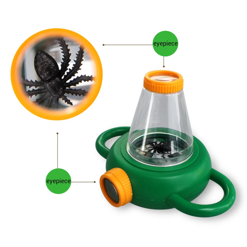 Insect Observation Viewer,Portable Bug Viewer with 4X Magnifying Glass for Kids Outdoors Exploration,Educational Toy