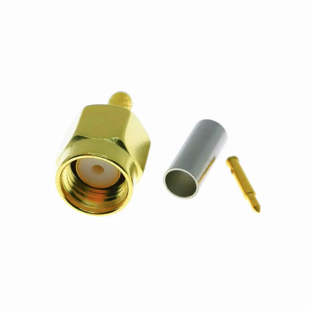 1 шт. Новый коннектор для коаксиального кабеля RF с разъемом SMA RG316 RG174 LMR100 прямой