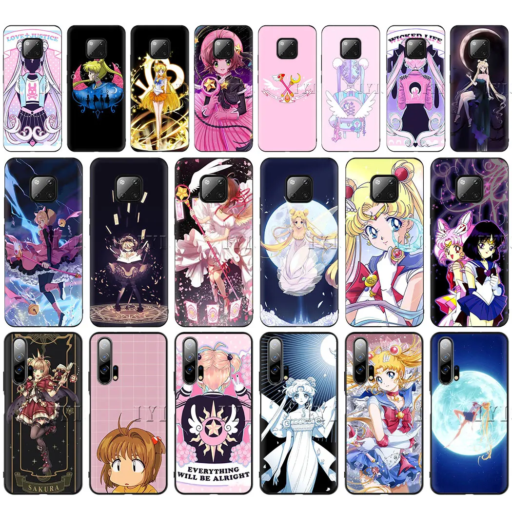 Sailor Moon Мягкий силиконовый чехол для телефона huawei P30 Lite Pro Honor View 20 10 P Smart Plus 2019 Z |