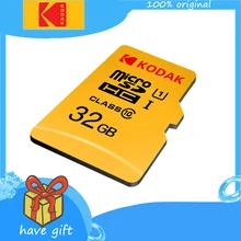 Kodak-tarjeta de memoria TF U1 de 16GB, 32GB, edición clásica de alta velocidad, grabadora de conducción, monitoreo de seguridad, tarjeta de teléfono móvil