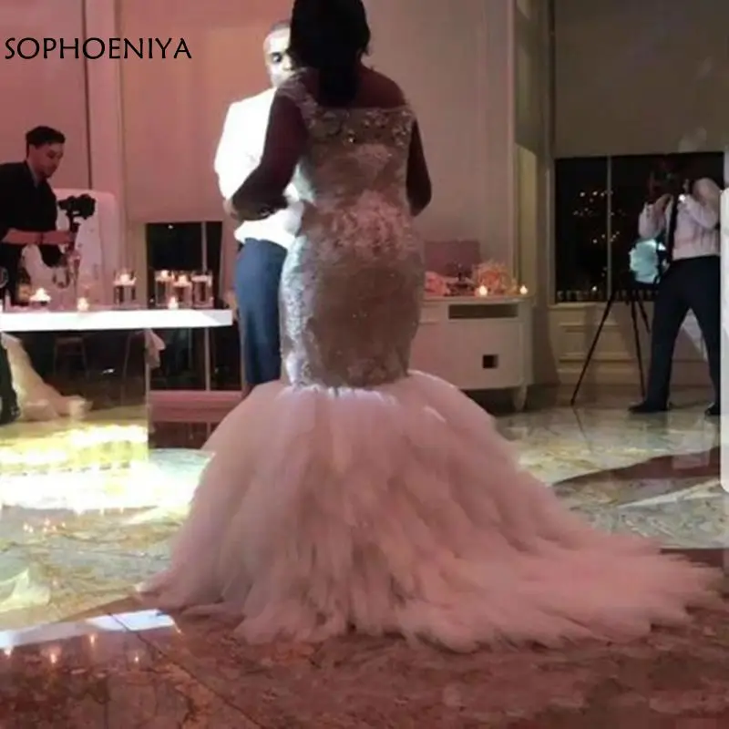 Новое поступление, кружевное свадебное платье с бусинами,, Casamento vestido de noiva sereia, свадебные платья русалки, большие размеры