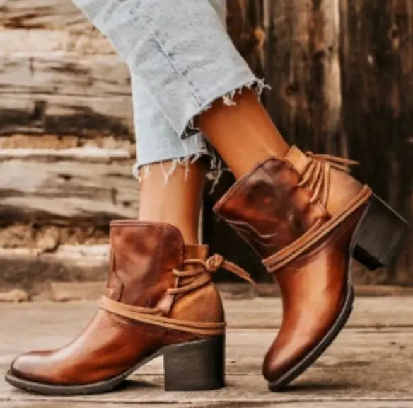 

2019 Hot Sale Winter Boots Women Ladies Fashion Woman Leather Shoes Large Size 34-43 WXZ023