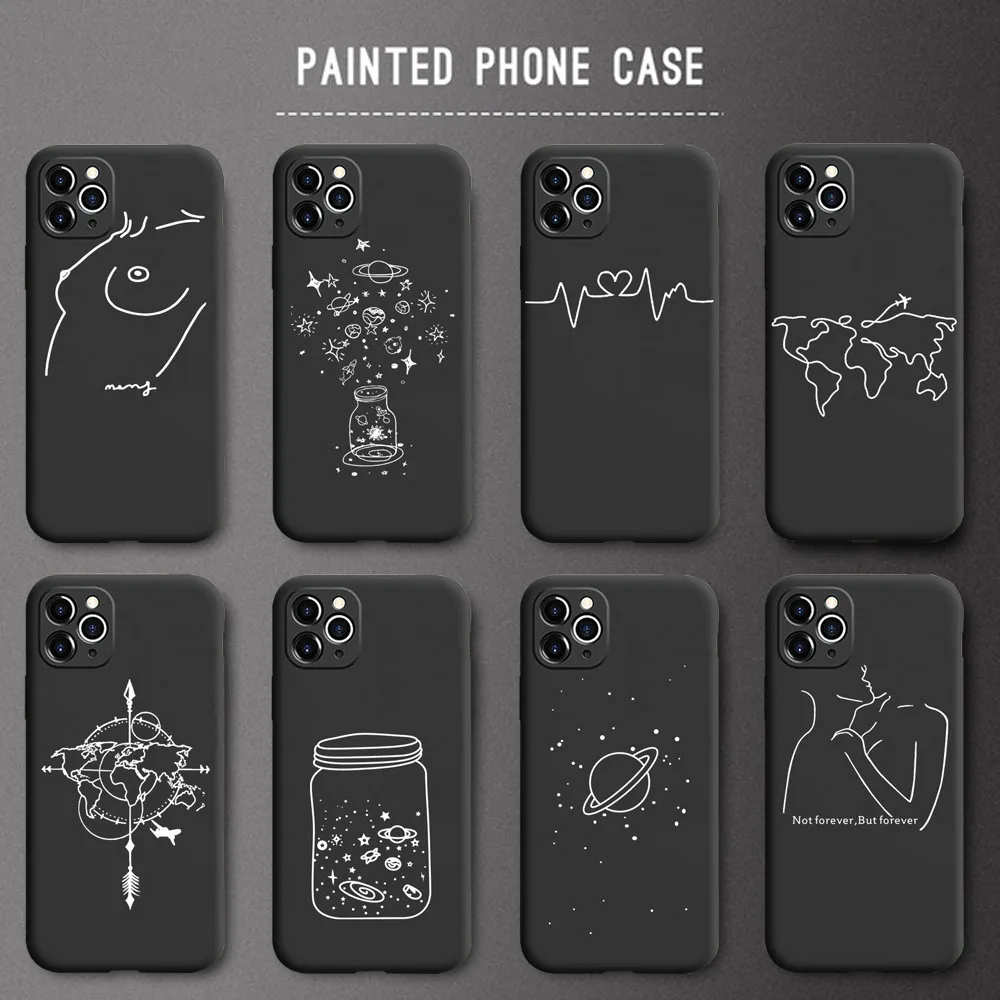 Husky Dog Мягкий ТПУ чехол для iPhone 7 6s 6 8 Plus X матовый XR XS 11Pro Max SE 2020 Fundas Capa Cosmic