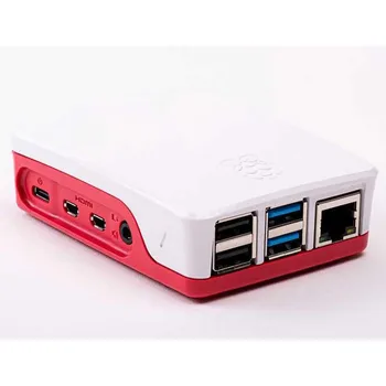 

For Raspberry Pi 4B Case Official Raspberry Pi 4 Case Red/White Unfinished