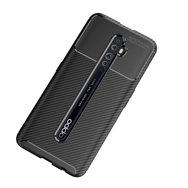 Углеродные волокна чехол для OPPO Рено 2 Z 2F 2Z 3 Pro Realme С3 С2 XT Х2 Х50 5i 5 6 Поиск X2 A1K А5 А9 2020