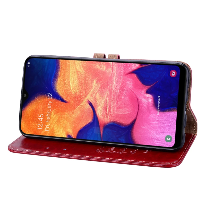 Кожаный чехол для samsung A10 чехол книжка чехол для samsung Galaxy A10 SM-A105F A105 A105F флип чехол Funda
