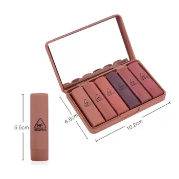 

Lipstick 2020 UK LONG LASTING WATERPROOF PUMPKIN MATTE LIPSTICK 6 PACK Lips Long lasting 6 colors lipstick set