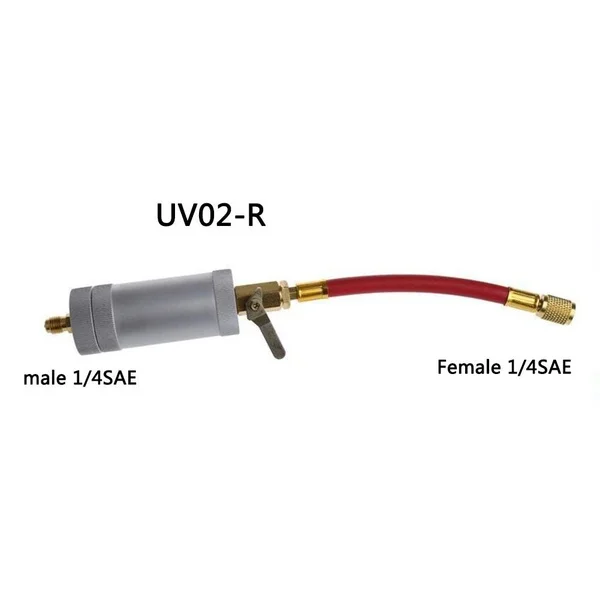 R134A R12 R22 кондиционер для автомобиля масло/Краска для инъекций инструмент для инъекций 2 унции 1/4 'чистое жидкое масло хладагент наполнительная трубка 5