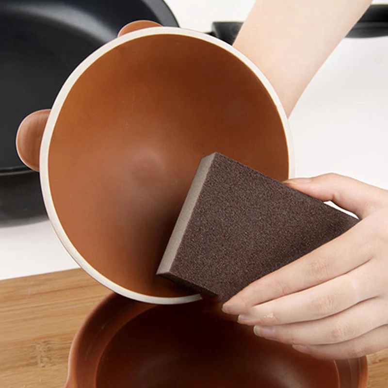 

Magic Nano Emery Sponge Brush Eraser Descaling Cleaning Kitchen Rust Cleaning Tool
