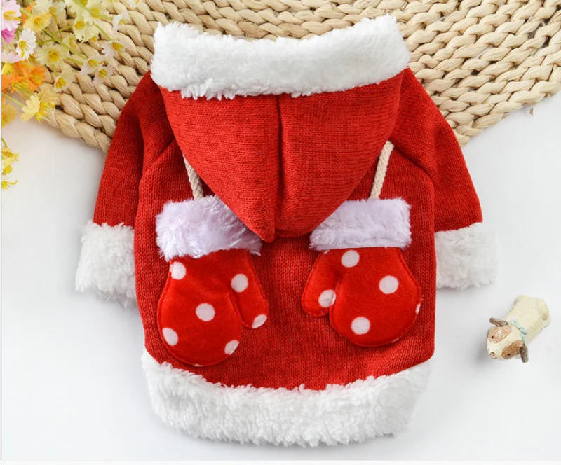 Рождественская Одежда для собак, зимнее пальто, куртка для маленьких собак, французские толстовки "Бульдог", чихуахуа, модный костюм для собак, Ropa Perro