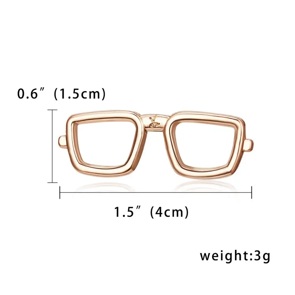 Очки солнцезащитные очки оправа ажурные ножницы значок брошь с малой Заколкой Модные женские мужские костюмы платье рубашка воротник одежда аксессуары - Окраска металла: 8