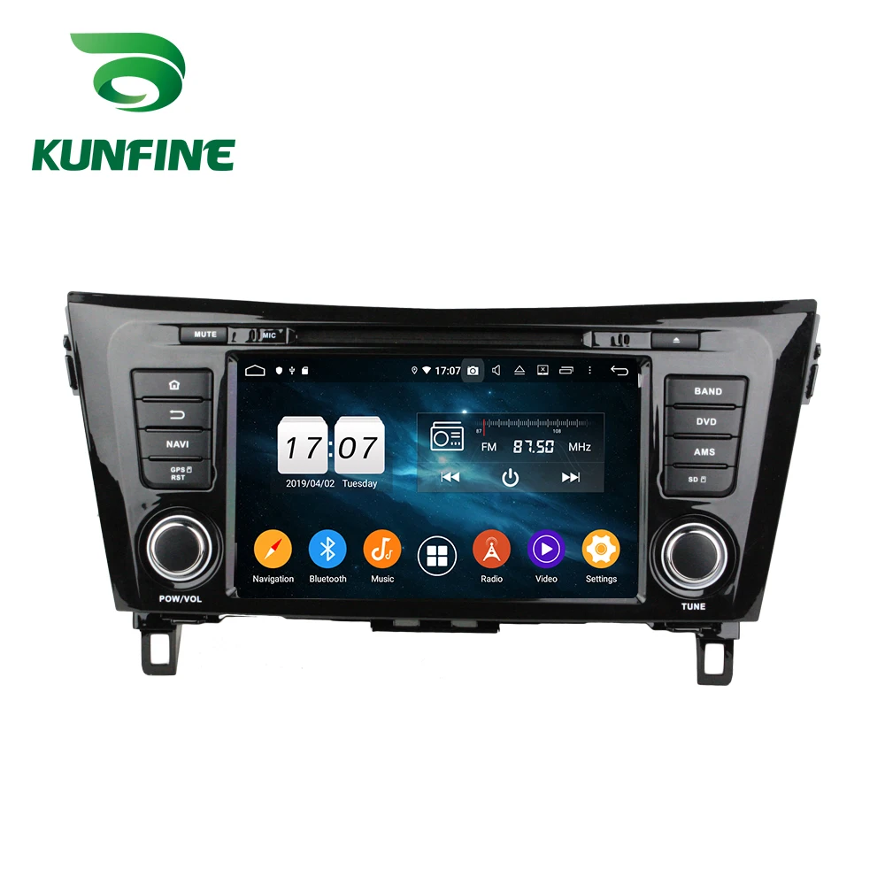 Android 9,0 Восьмиядерный 4 Гб ОЗУ 64 Гб ПЗУ автомобильный DVD gps навигационный мультимедийный плеер Автомобильный стерео для Nissan QashQai X-Trail