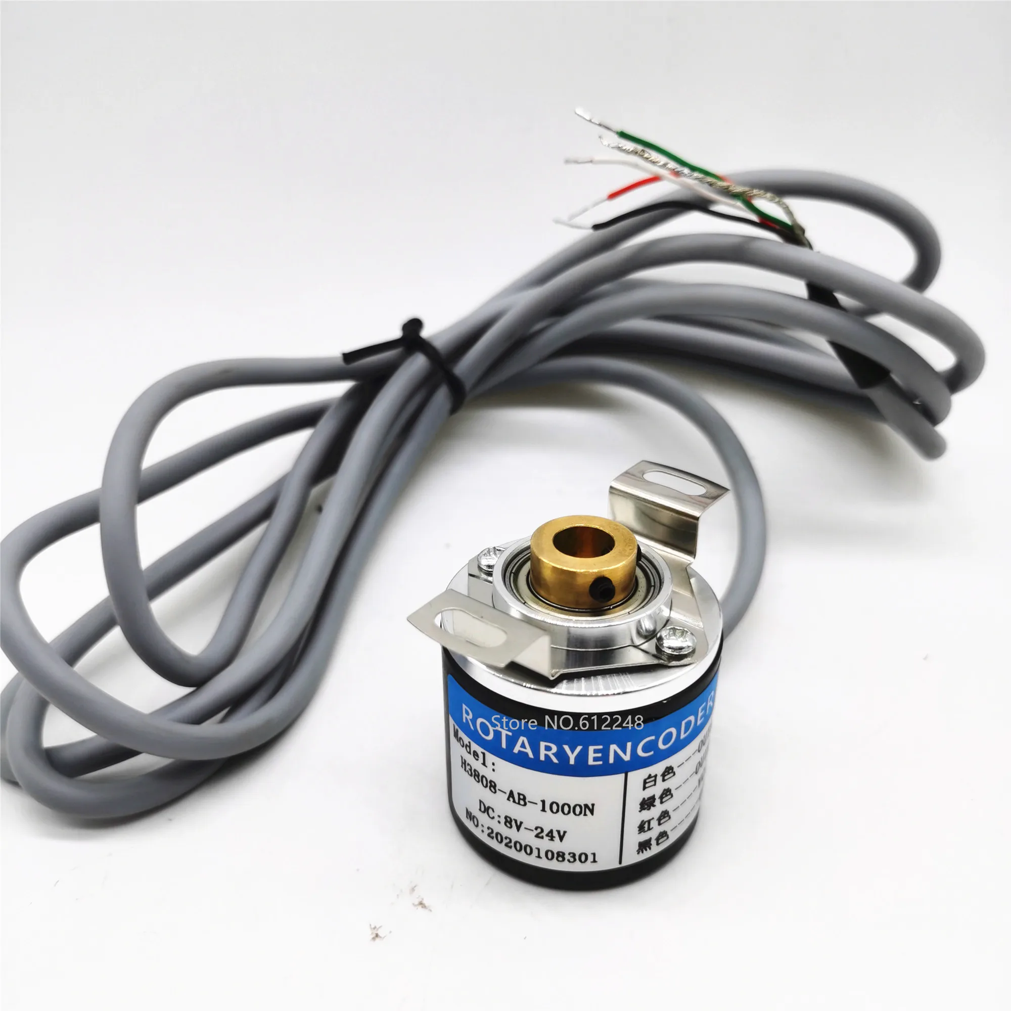 Encodeur Incrémental Keenso HAJ1024 - Magnétique, 38 Mm, 1024 Impulsions/tour | Pour Robots, Machines CNC Et Mesures De Position
