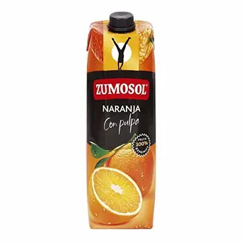 

ZUMOSOL zumo de naranja exprimida con pulpa envase 1 lt