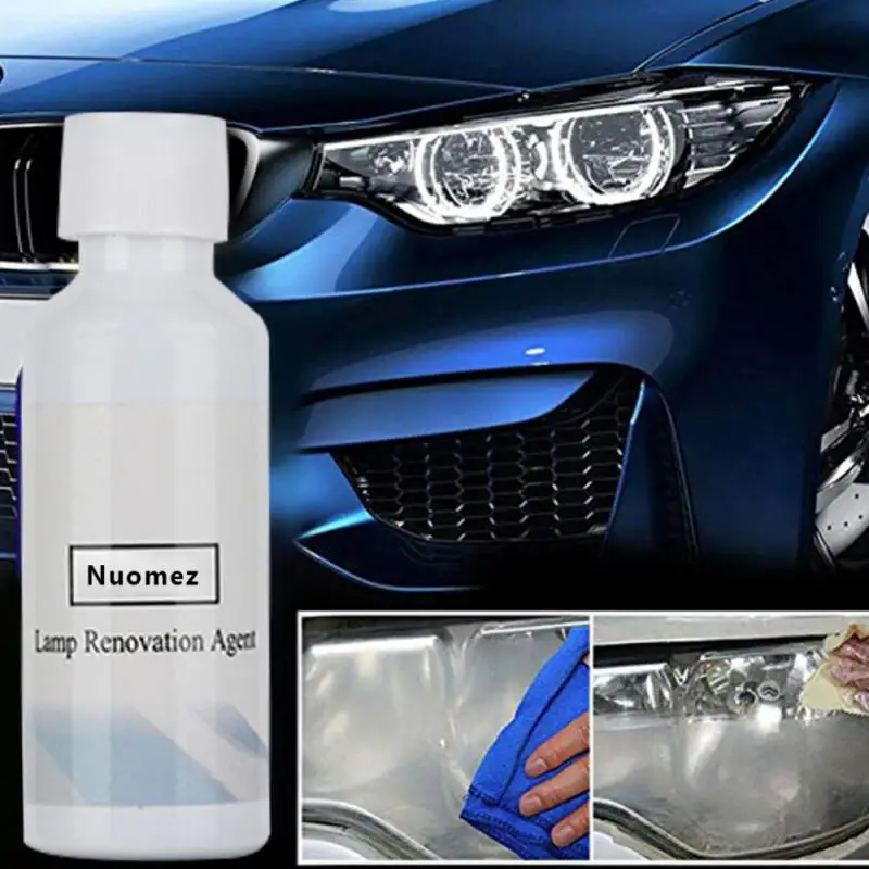 

1set Car Headlight Repair Coating Solution Repair Kit Oxidation Rearview Coating Headlight Polishing Anti-scratch Liquid