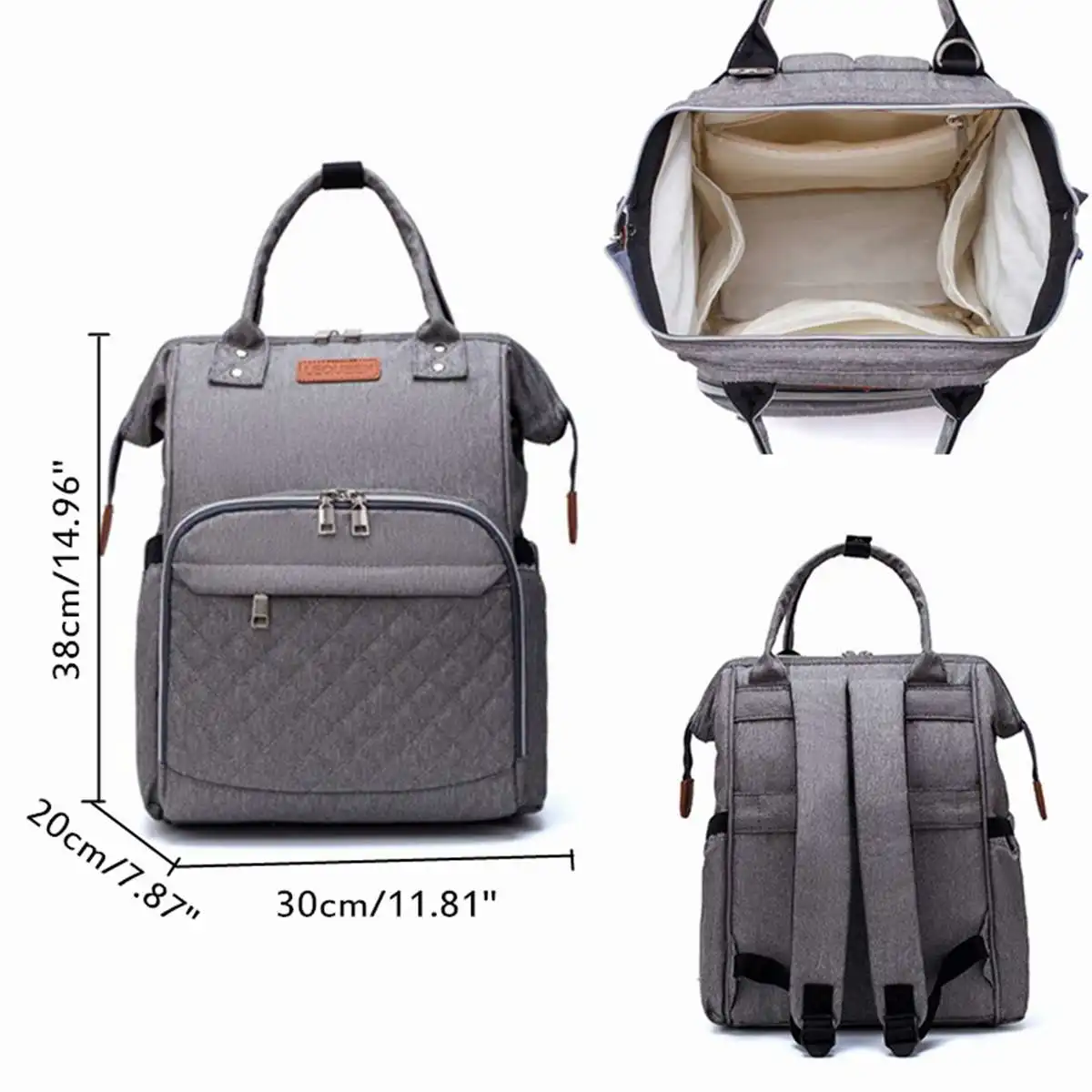 

Hot New Baby Diaper Bag Large Capacity Travel Nappy Backpack Nursing Care Baby Bag Waterproof Nappy Bag Mummy Maternity Organize