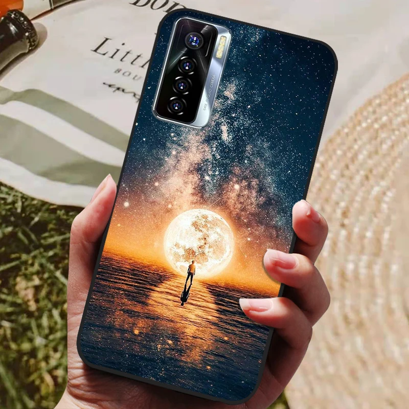Silicone Back Cover Phone Case with Soft Bumper Coque