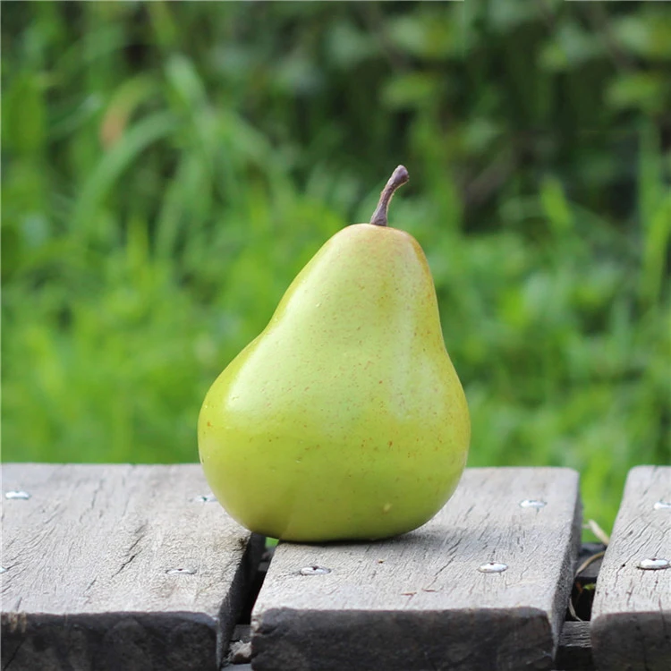 4 лучшие искусственные зеленые груши декоративные Fruit-4x3 дюймов