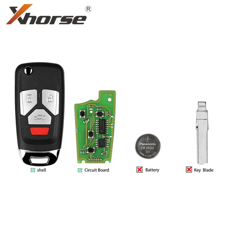 Универсальный пульт дистанционного управления Xhorse VVDI проводной ключ для AUDI Тип 3