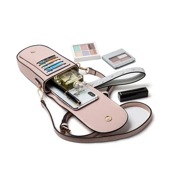 

Women Crossbody Wallet 2020 Fashion Casual Mini Cell Phone Small Elegant Lady Shoulder Bag Card Holder With Wrist Strap Handbag