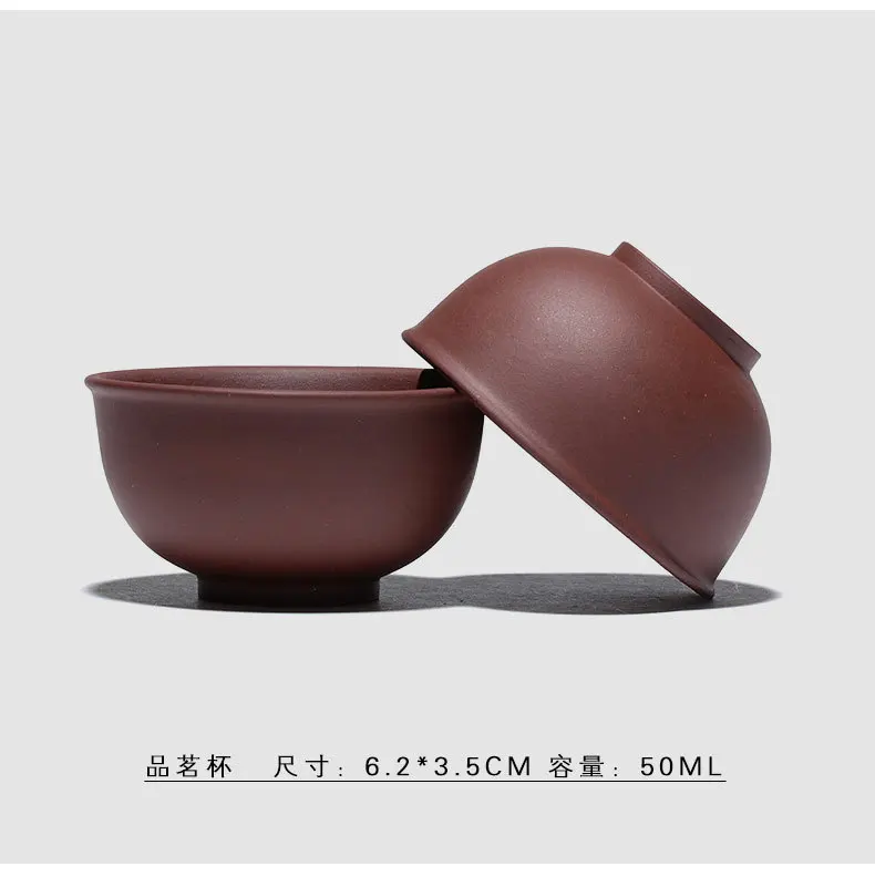 Lettering Yixing Clay Teapot Manufacturers Wholesale Consignment Handmade Teapot Sets Customizable Gift Manufacturers Direct Sel