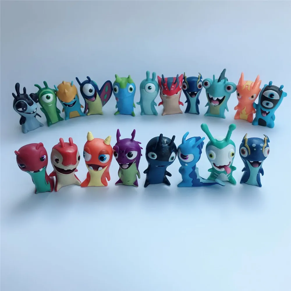 10 шт./компл. Slugterra мультфильм аниме экшн фигурка ПВХ Модель Коллекционная игрушка