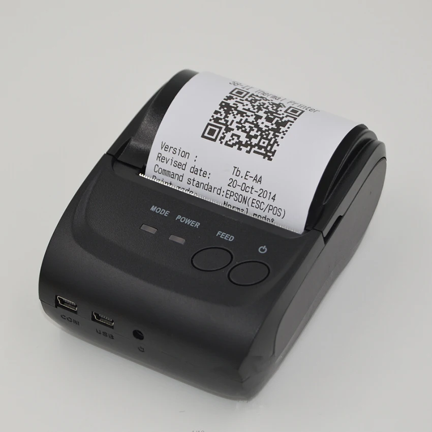 58 мм Портативный беспроводной Bluetooth 4,0 Термальный чековый принтер мини USB POS принтер для ресторанных продаж совместим с телефонами
