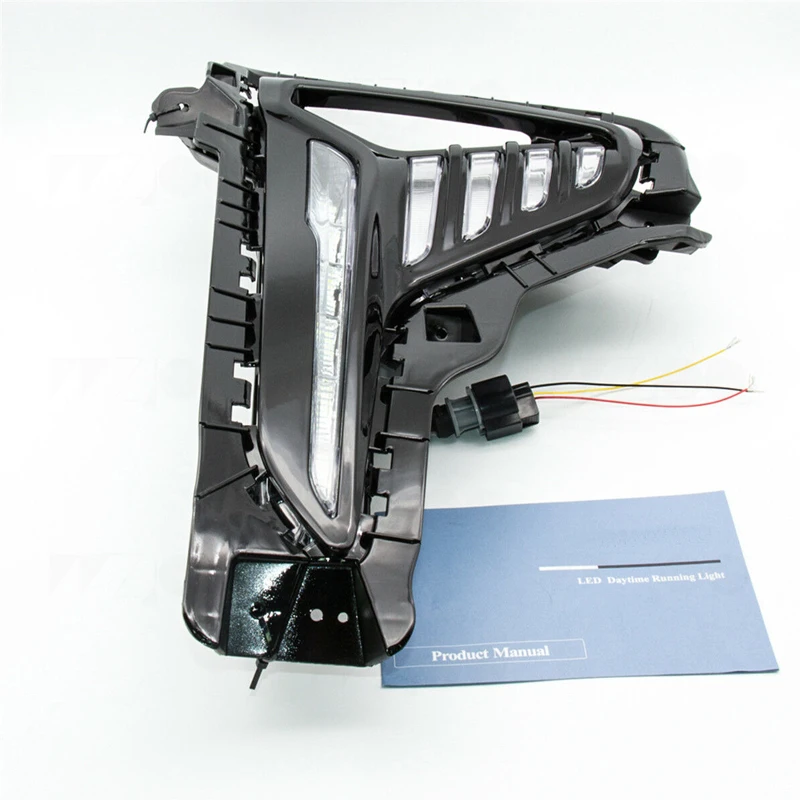 For Hyundai Sonata+headlight fog lights white LED Daytime Running Lights DRL Fog Lamps cover headlights LED day light