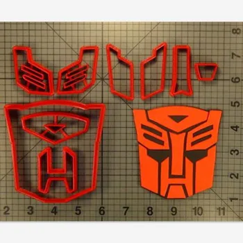 

Cartoon animated cookie cutter kitchen baking supplies cake icing decoration mold soft candy tool set 3D customized printing