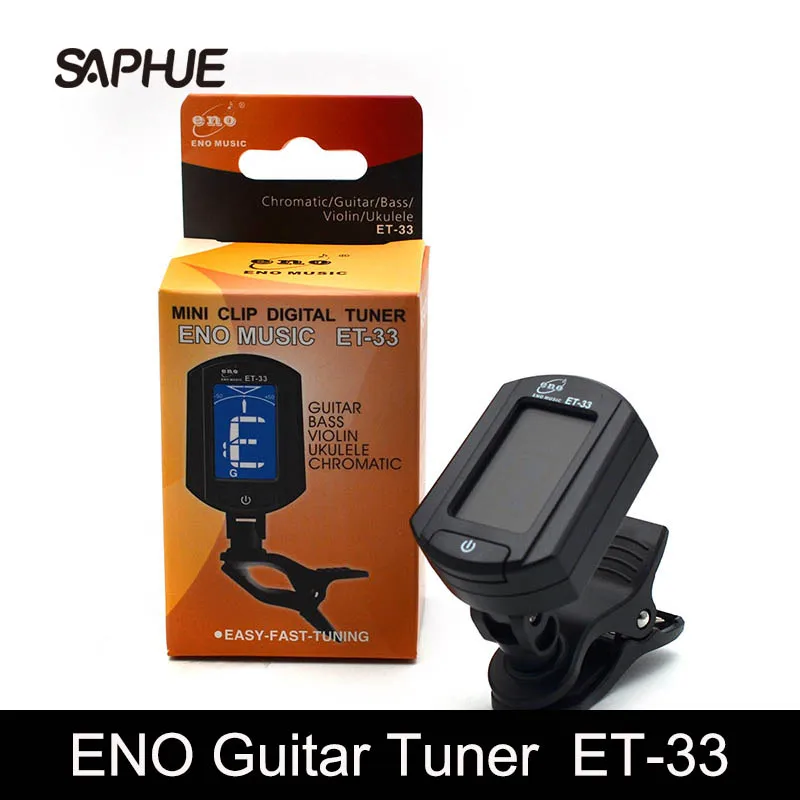 Clip Guitar Tuner Portable Clip Digital Guitar Tuner Chromatic Clip
