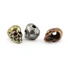 1pcs Three Color No Hole Skull Brass Knife Beads Umbrella Rope Bead DIY Copper Skull Paracord Beads ► Photo 2/6