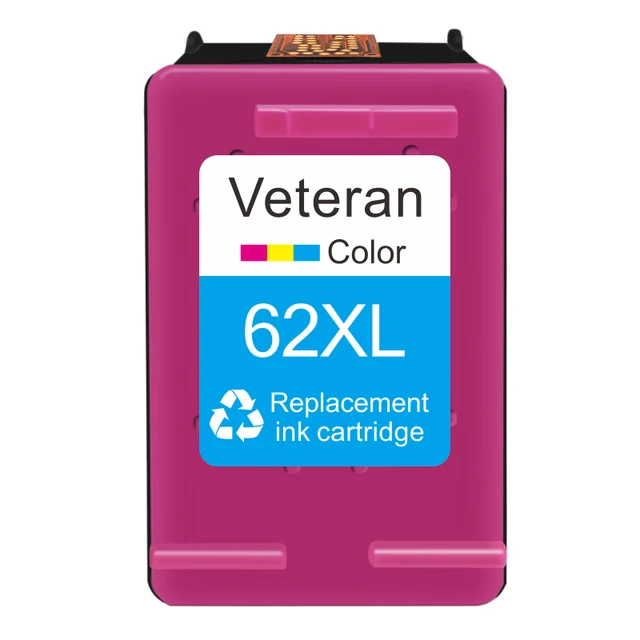 Veteran Black 62XL Ink Cartridge for Hp 
