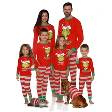 Pyjama de noël pour toute la famille, ensemble assorti, dessin animé, mignon, adulte, enfant, bébé, tenues assorties, vêtements pour la famille, 2021
