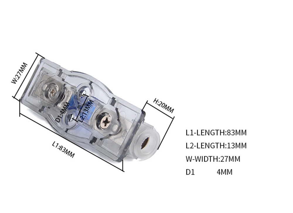 12V автомобиль аудио встроенный MIini держатель предохранителя anl костюм 4/8GA кабель с 60 плавкий предохранитель