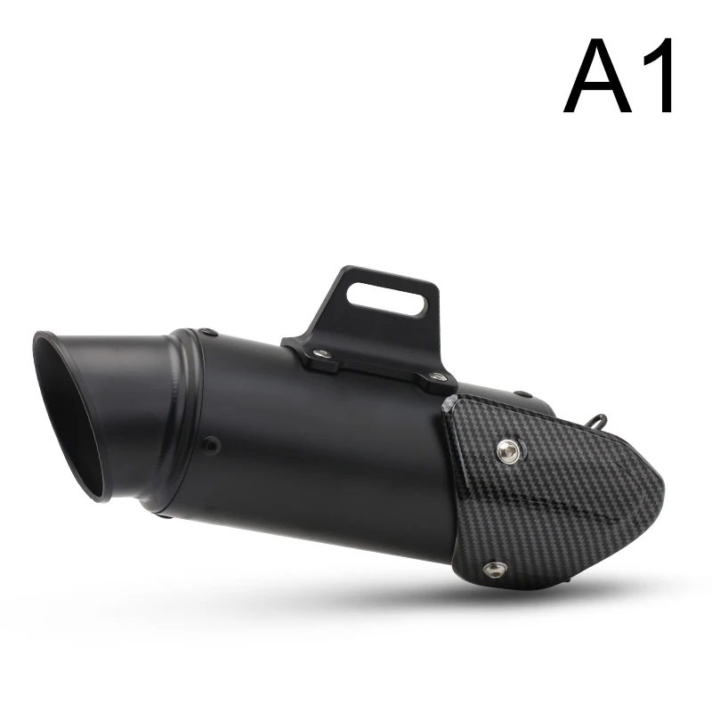 Универсальный мотоцикл akrapovic выхлоп средней трубы глушитель f800r r1 trk502 gsx750 msx125 cb650f z750 z900 z1000 pcx125 tmax 530 - Цвет: 60MM