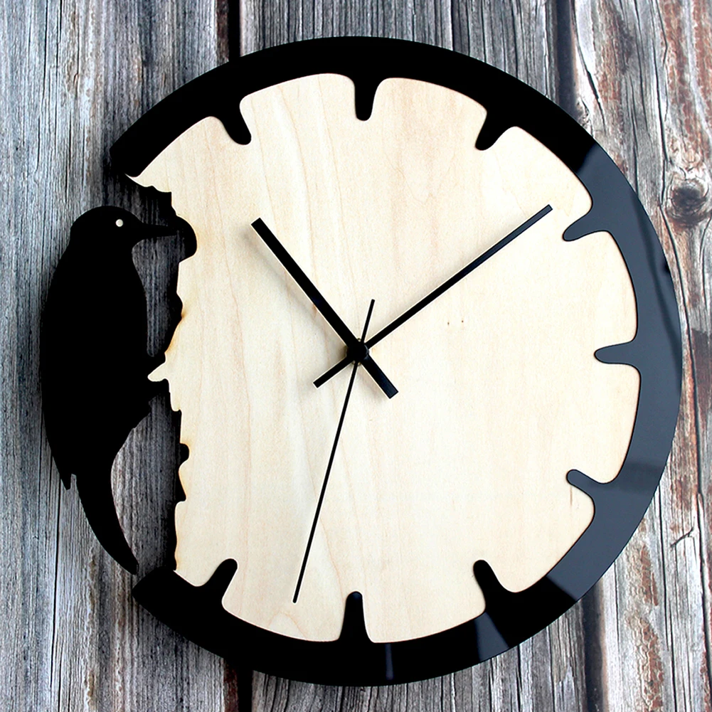 

Creative Wall Clock Simple Watch Clock DIY Cute Acrylic Cartoion Wall Clock Mirror Stickers Home Decoration Living Room Bedroom