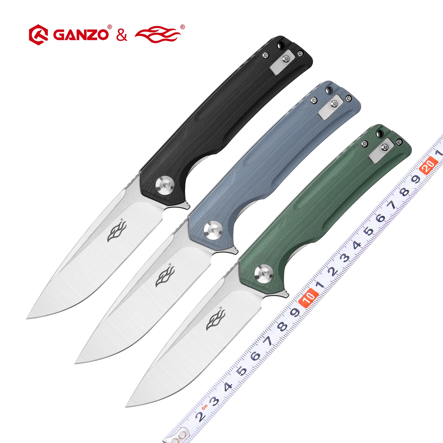 GANZO-FH91 Firebird Folding Pocket Knife, 60HRC, D2