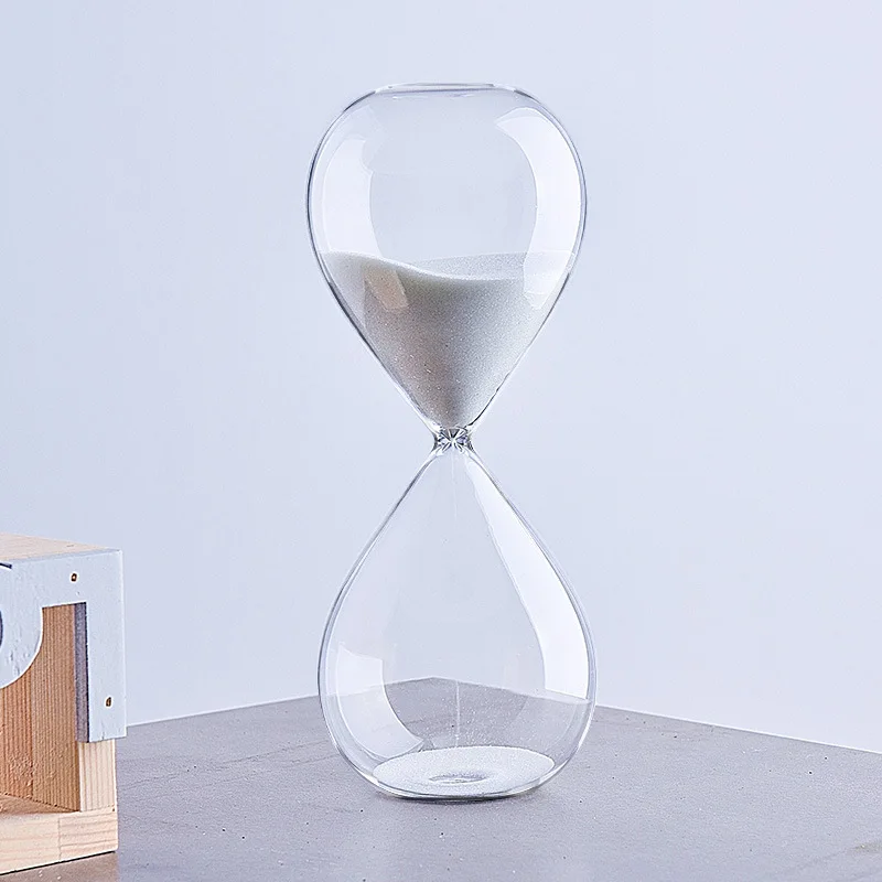 5/10/30/60 Minutes Time Hourglass Timer Home Decoration Glass Hourglass Ornaments Household Items Sand Timer Yellow Sand sand timer,liquid hourglass timer,colored hourglass
