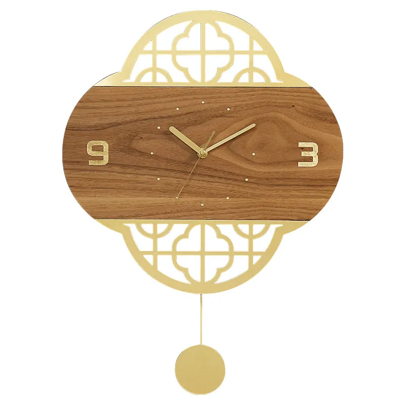 

Nordic Wall Clock Metal Pendulum Clock Living Room Creative 3d Clocks Wall Home Decor Relogio Parede Home Decoration Gift FZ551